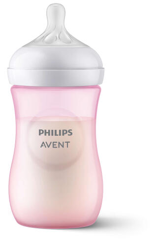 Philips Avent Mπιμπερό Natural Response 1m+ 260ml Ροζ