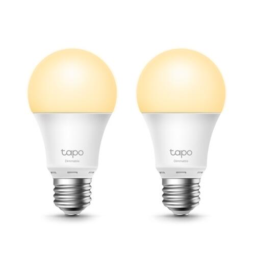 TP-LINK Tapo L510E Smart Λάμπες LED 8.7W για Ντουί E27 Θερμό Λευκό 806lm Dimmable 2τμχ