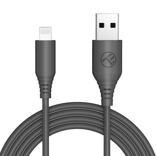 Tellur USB-A to Lightning Cable Μαύρο 1m (TLL155581)