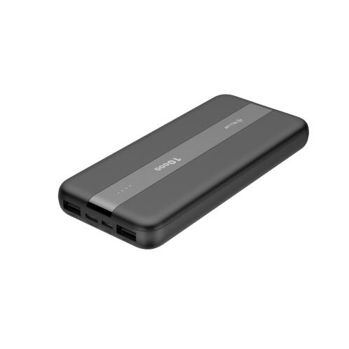 Tellur PBC103 Power Bank 10000mAh με 2 Θύρες USB-A και Θύρα USB-C Μαύρο