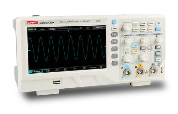 UNI-T ψηφιακός παλμογράφος πάγκου UTD2102CEX+ 2 καναλιών 100MHz