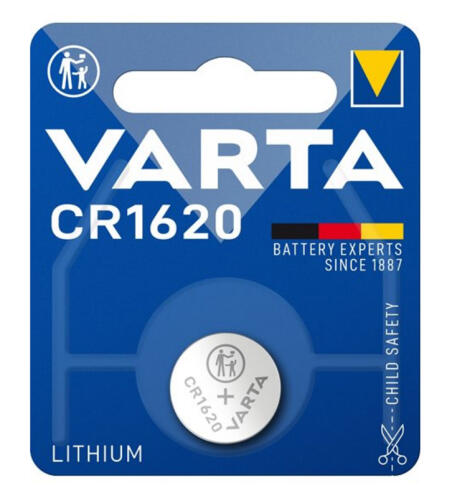 VARTA μπαταρία λιθίου CR1620 3V 1τμχ