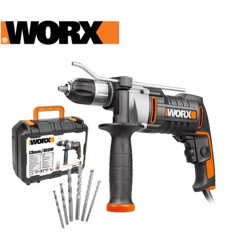 Worx Ηλεκτρικό Κρουστικό Δράπαν810W με Θήκη