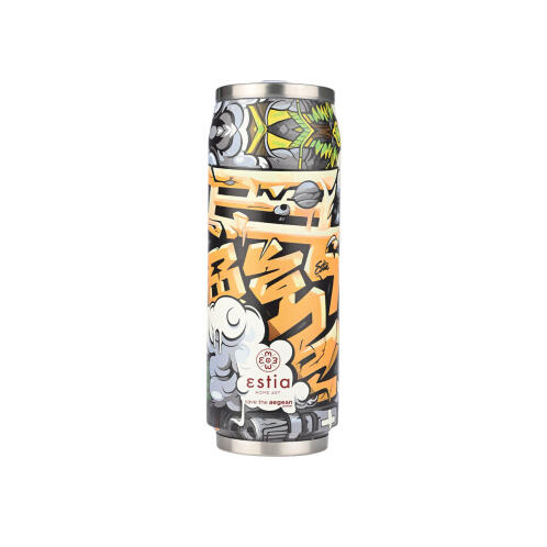 Estia Θερμοσ Travel Cup Save The Aegean 500ml Graffiti Rhythm  01-22655