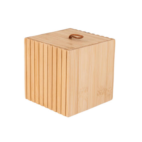 Estia Κουτί Αποθήκευσης Και Οργάνωσης Bamboo Essentials 9x9x8cm 02-13165