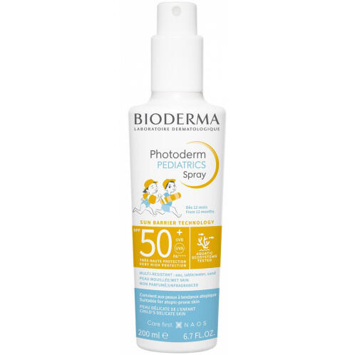 Bioderma Αδιάβροχο Παιδικό Αντηλιακό Spray Photoderm Pediatrics SPF50+ 200ml