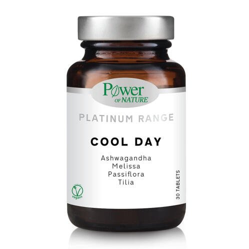 Power Of Nature Platinum Range Cool Day Συμπλήρωμα για το Άγχος 30 ταμπλέτες