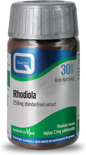 Quest Rhodiola με Εκχύλισμα Ροντιόλα 250mg 30 ταμπλέτες