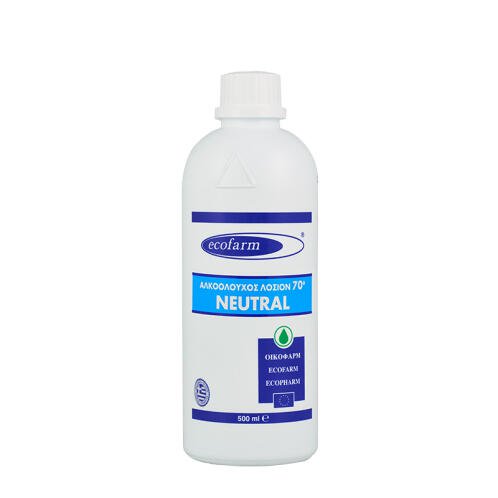 Ecofarm Οινόπνευμα 70° Μετουσιωμένο Neutral 500ml