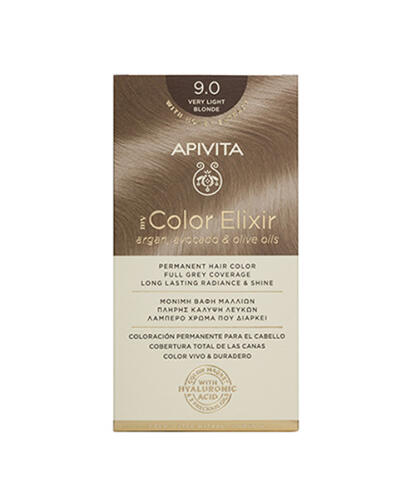 Apivita My Color Elixir Βαφή Μαλλιών 9.0 Ξανθό Πολύ Ανοιχτό