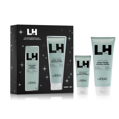 Lierac Promo Homme Ενυδατικό Τζελ για Τόνωση 50ml & Gel Douche 200ml