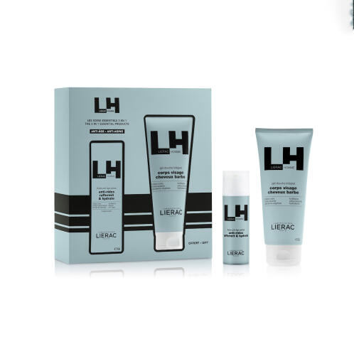 Lierac Homme Promo Pack Anti-Rides Αντιγηραντική Κρέμα Για Άντρες 50ml & Δώρο Shower Gel 200ml