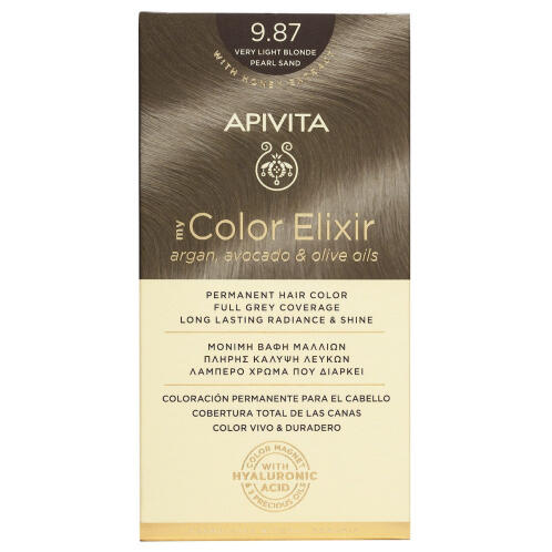 Apivita My Color Elixir 9.87 Ξανθό Πολύ Ανοιχτό Περλέ Μπεζ 125ml