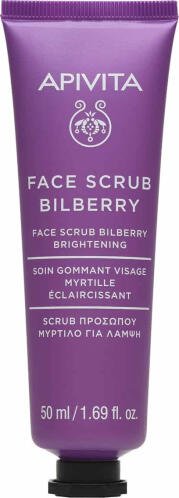 Apivita Bilberry Scrub Προσώπου για Λάμψη με Μύρτιλλο 50ml