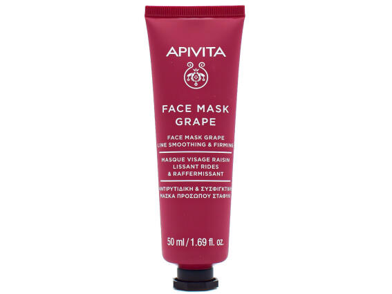 Apivita Face Mask With Grape Αντιρυτιδική & Συσφιγκτική Μάσκα με Σταφύλι 50ml.