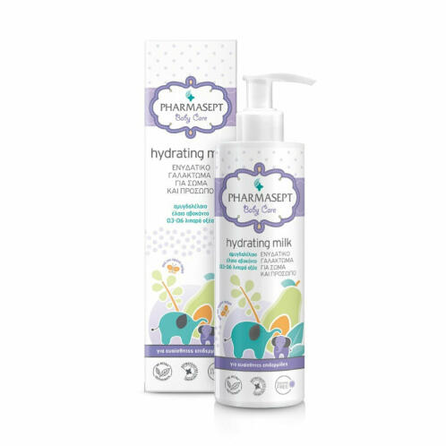 Pharmasept Baby Care Hydrating Milk Βρεφικό Ενυδατικό Γαλάκτωμα για Σώμα & Πρόσωπο 250ml