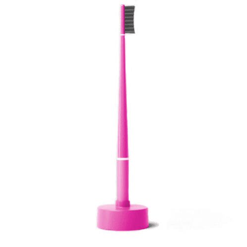 Piuma Soft Whitening Brush οδοντόβουρτσα (Very Magenta) & Βάση-ημερολόγιο