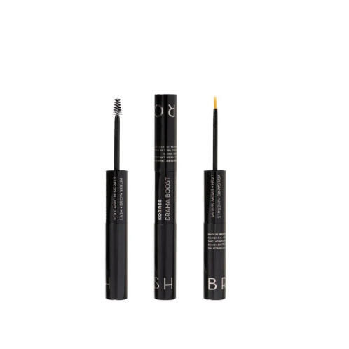 Korres Volcanic Minerals Lash & Brow Serum Drama Boost Serum Βλεφαρίδων 9ml