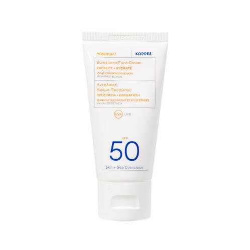 Korres Γιαούρτι Αντηλιακή Κρέμα Προσώπου SPF50 50ml