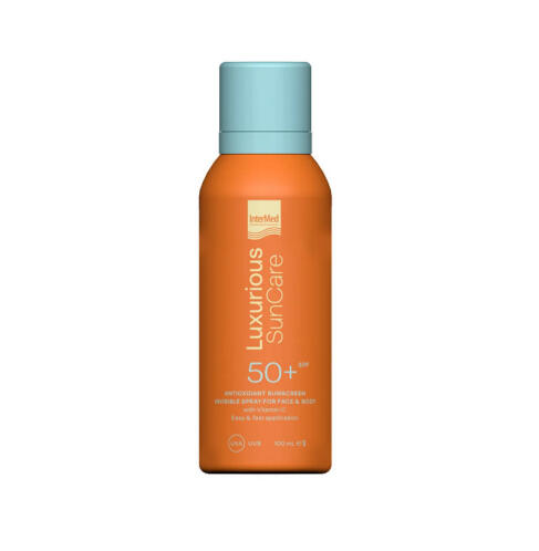 Intermed Luxurious Suncare Αντηλιακή Κρέμα για το Σώμα SPF50 σε Spray 100ml