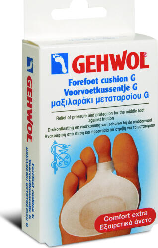 Gehwol Μαξιλαράκια Metatarsal Cushion G με Gel για το Μετατάρσιο Large 2τμχ