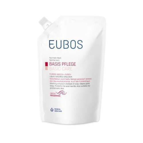 Eubos Refill Liquid Washing Emulsion, Υγρό Καθαρισμού Προσώπου/Σώματος 400ml