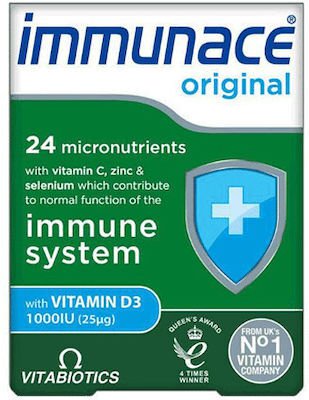 Vitabiotics Immunance Συμπλήρωμα για την Ενίσχυση του Ανοσοποιητικού 30 ταμπλέτες