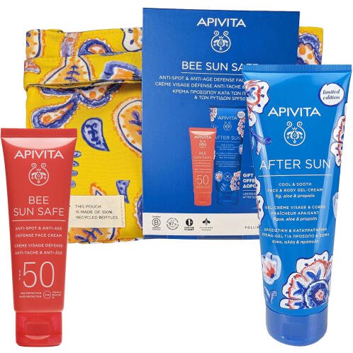 Apivita Promo Bee Sun Κρέμα Κατά των Πανάδων & των Ρυτίδων SPF50 50ml & After Sun 100ml