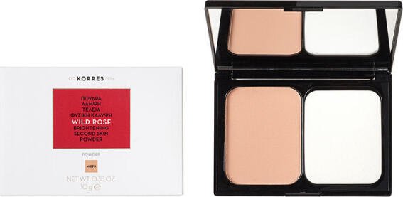 Korres Wild Rose Brightening Second Skin Powder Άγριο Τριαντάφυλλο Πούδρα WRP3 10gr