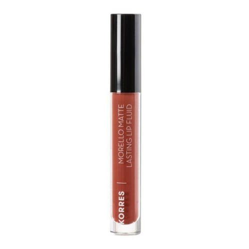 Korres Morello Matte Lasting Lip Fluid Υγρό Κραγιόν Μεγάλης Διάρκειας Για Τέλειο Ματ Αποτέλεσμα 58 Red Clay 3.4ml