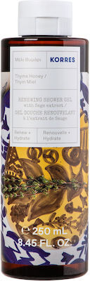 Korres Thyme Honey Αφρόλουτρο σε Gel 250ml