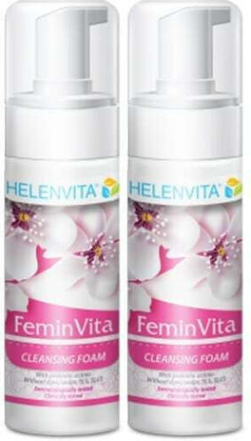 Helenvita Promo (1+1 Δώρο) Femin Vita Cleansing Foam Αφρός Καθαρισμού Της Ευαίσθητης Περιοχής 2x150ml