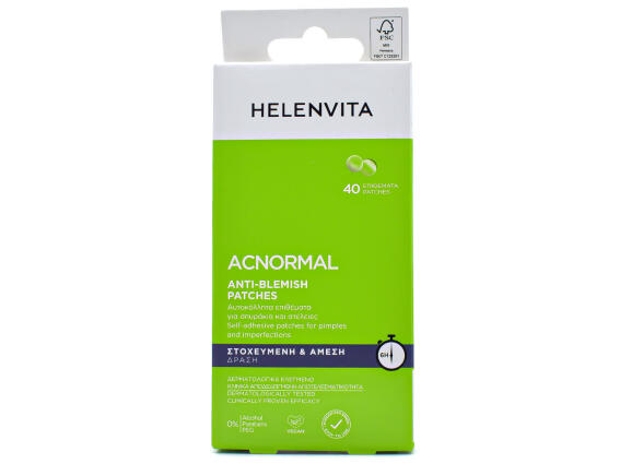 Helenvita Acnormal Anti Blemish Μάσκα Προσώπου για Επανόρθωση 40τμχ