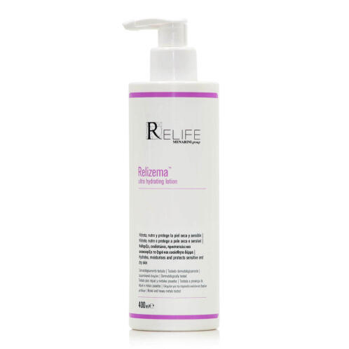 Menarini ReLife Relizema Ultra Hydrating Lotion Ενυδατική Λοσιόν για Ξηρές - Ευαίσθητες Επιδερμίδες 400ml