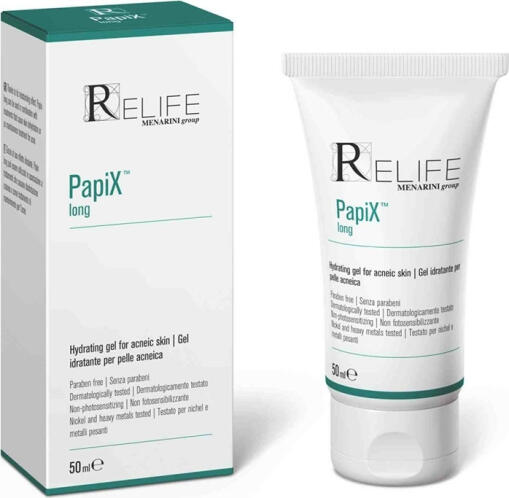 Relife Papix Long Gel Προσώπου Ημέρας για Ακμή 50ml