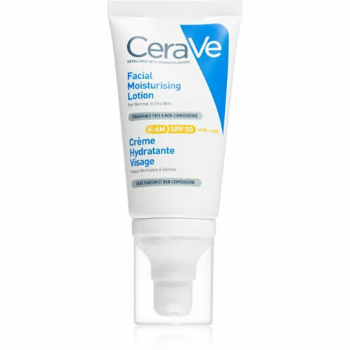 Cerave Facial Moisturising Lotion SPF50 Ενυδατική Κρέμα Προσώπου Με Αντηλιακή Προστασία 52ml