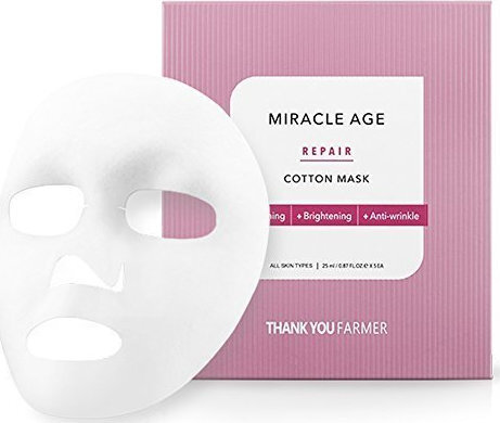 Thank You Farmer Miracle Age Repair Cotton Mask Μάσκα Θρέψης Προσώπου 1τμχ