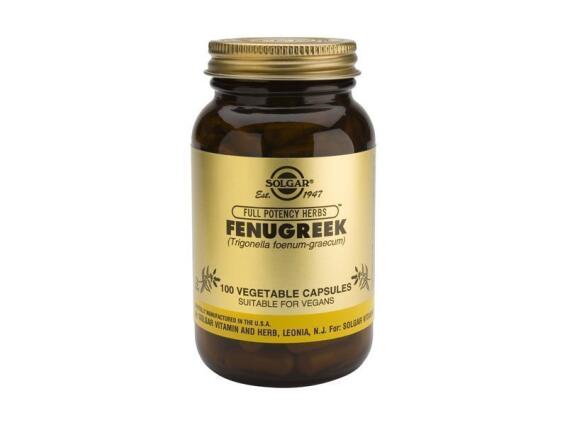 Solgar Fenugreek 150mg (100veg.caps) - Μείωση Χοληστερίνης, Αποτοξίνωση