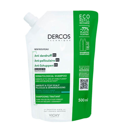 Vichy Dercos Anti Dandruff Σαμπουάν κατά της Πιτυρίδας για Κανονικά Μαλλιά 500ml