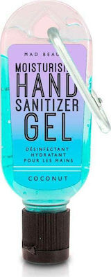 Mad Beauty Hand Sanitizer Αντισηπτικό  Gel Neon Coconut 30ml