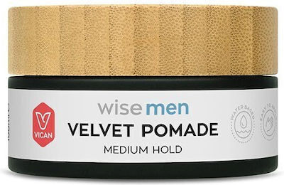 Vican Wise Men Velvet Pomade Medium Hold Πομάδα Μαλλιών, 100ml