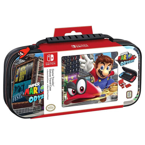 Bigben Interactive Deluxe Travel Case Super Mario Odyseey για Κονσόλα Switch Μαύρη