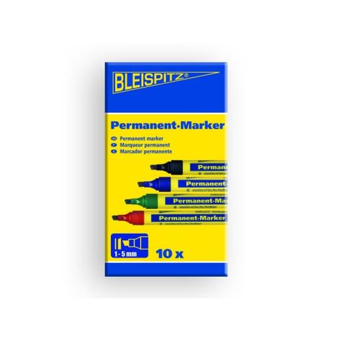 Bleispitz  1232 Ανεξίτηλος Μαρκαδόρος 1-5mm Μαύρο 10 τεμ