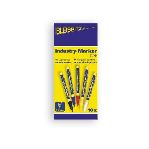 Bleispitz  0976 Μαρκαδόρος Βαφής 1-2mm/3,0Ml Άσπρο 10 τεμ