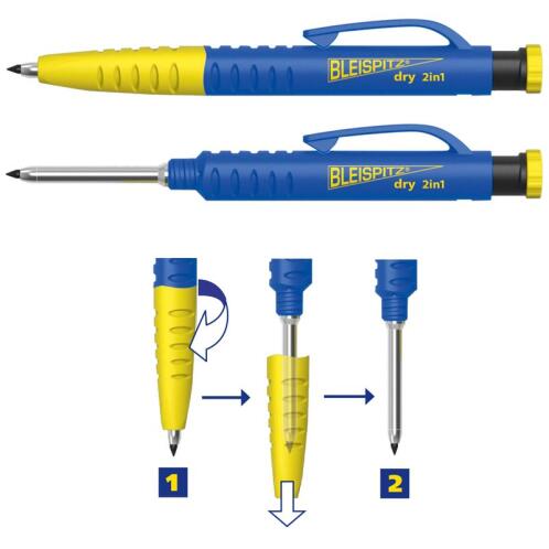 Bleispitz  1492 Μαρκαδόρος 2 In 1, 2 Εργασιών Γραφής-Βαθιάς Οπής 2,8mm Graphite