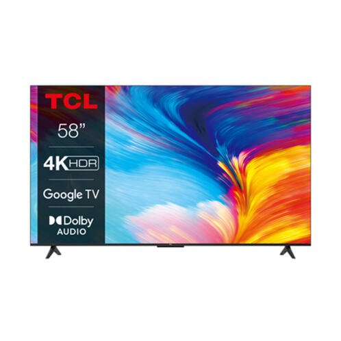 TCL Τηλεόραση 58'' 4K HDR TV with Google TV 58P635