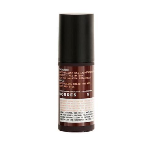 Korres Anti-Ageing Face & Eyes Cream for Men Σφένδαμος Ανδρική Αντιρυτιδική Κρέμα Προσώπου & Ματιών 50ml