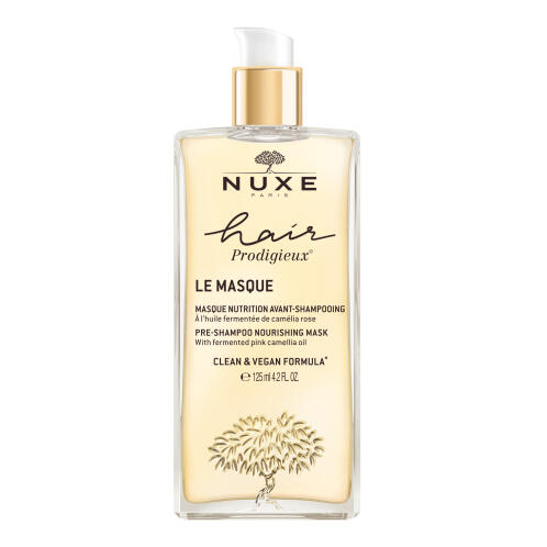 Nuxe Hair Prodigieux Pre-Shampoo Nourishing Mask Μάσκα Θρέψης Πριν το Σαμπουάν με Εκχύλισμα Ελαίου Ροζ Καμέλιας 125ml