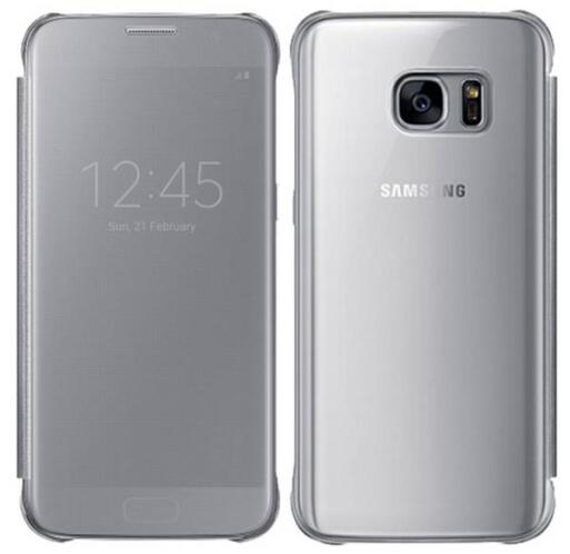 Samsung Clear View Cover Galaxy S7 Silver