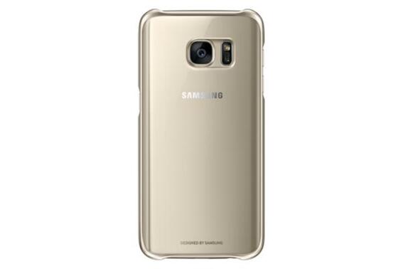 Samsung Clear Cover Galaxy S7 Gold